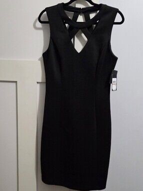 guess cassidy crochet dress Guess Womens Cassidy Crochet Mini Party Dress Black M